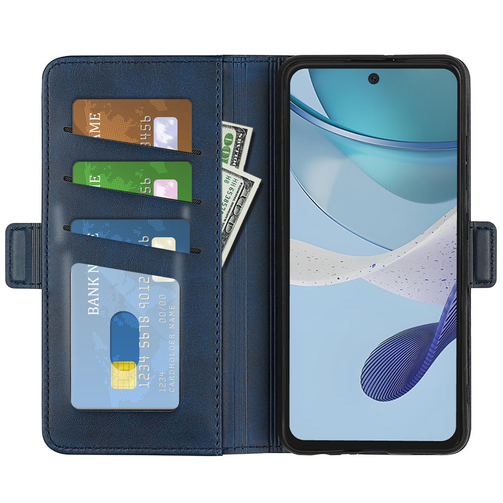 For Motorola Moto G53 5G Calf Texture PU Leather Wallet Cellphone Case Shockproof Stand Cover For Motorola Moto G53 5G Calf Texture PU Leather Wallet Cellphone Case Shockproof Stand Cover